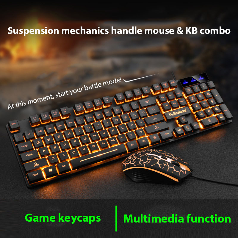 Gaming Keyboard Mouse And Headset Combo - Juego de teclado y ratón KM320,