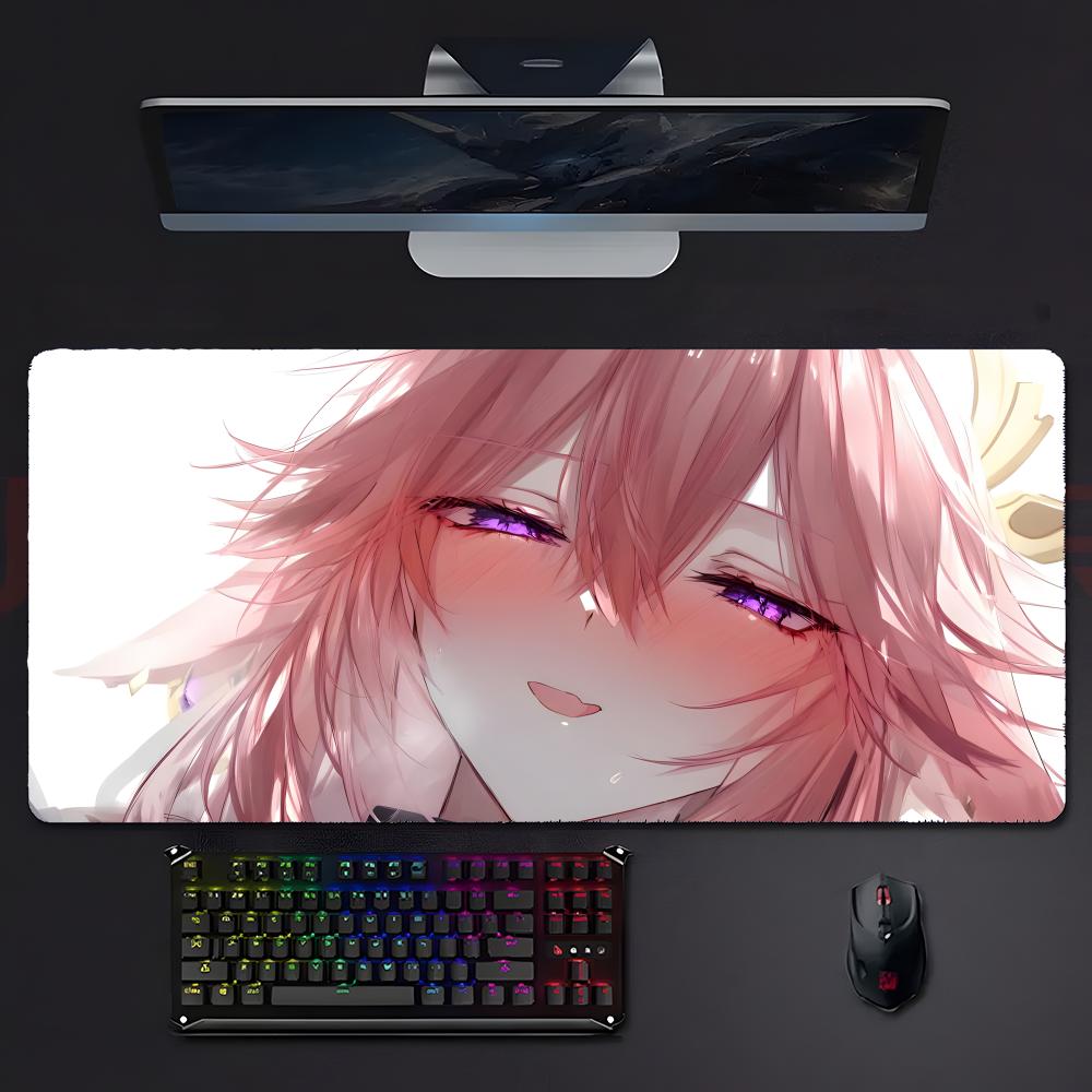 Gaming Keyboard Half - Alfombrilla de Ratón Anime Gamer XXL,