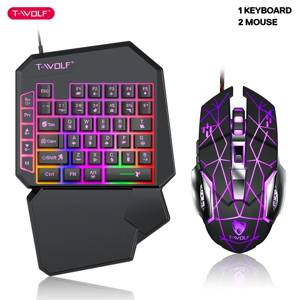 Gaming Keyboard Half - T-WOLF TF900 Juego de trono de