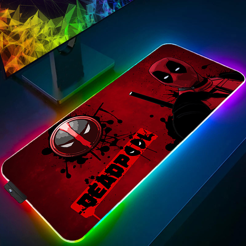 Gaming Keyboard Easy To Clean - Alfombrilla de ratón LED para videojuegos,