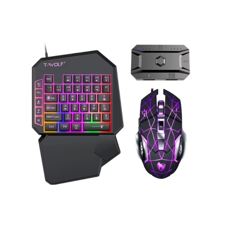 Gaming Keyboard Half - Combo de Teclado y Ratón para