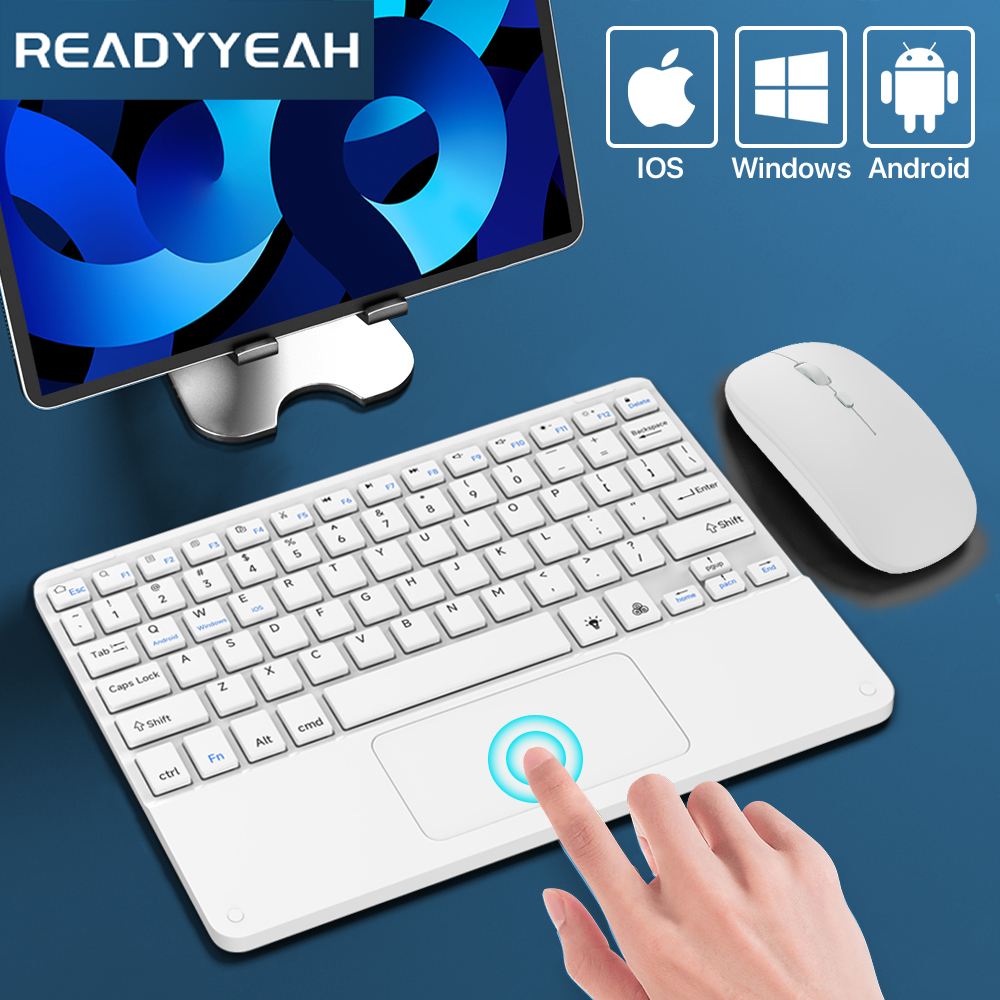 Gaming Keyboard Mechanical Wireless - Teclado y ratón inalámbricos con panel