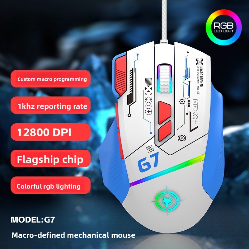 Mouse para Juegos con Cable G6 - Gaming Keyboard 1 Hand reseña y precio