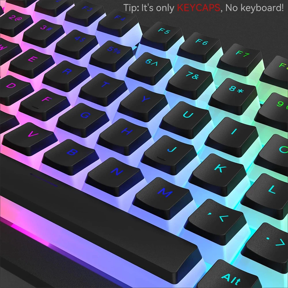 Nuevas teclas Pudding PBT, 129 - Gaming Keyboard Half reseña y precio