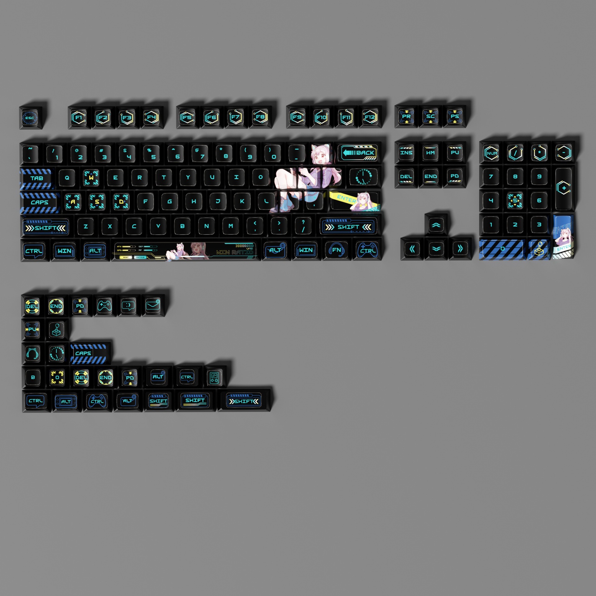 E-Sports Story - Teclas negras - Keyboard Gaming Transparent reseña y precio