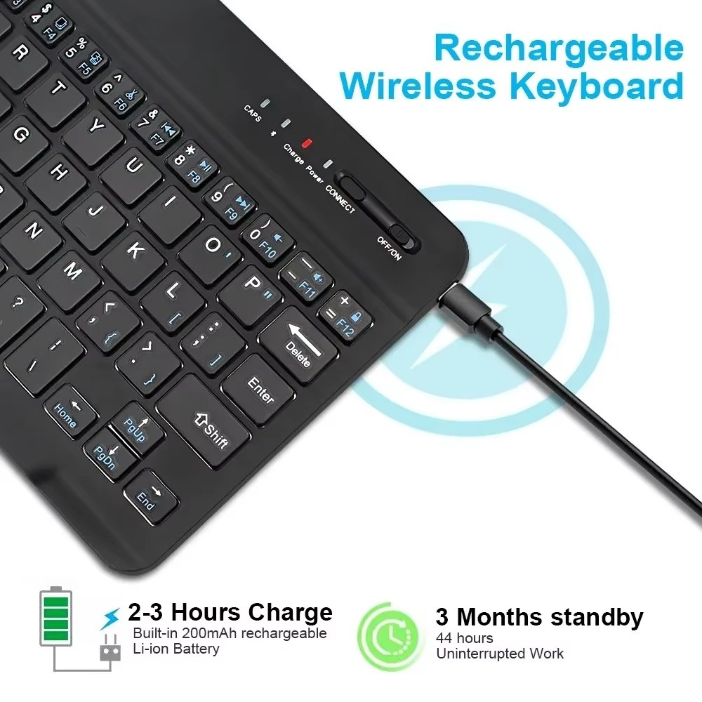 Teclado inalámbrico Bluetooth  - Gaming Keyboard Wireless reseña y precio