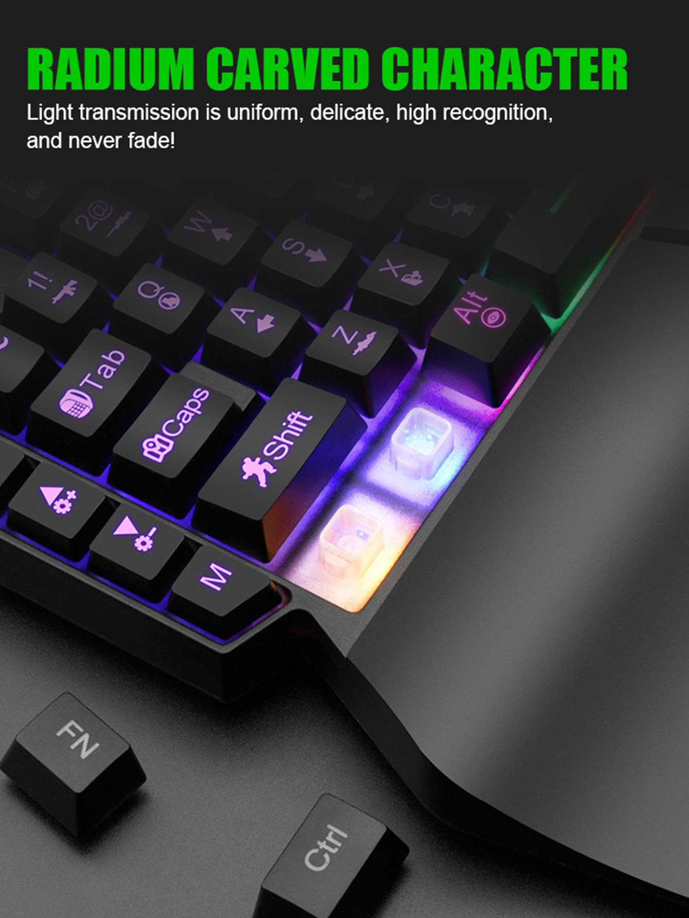 Teclado Mecánico de Una Mano p - Gaming Keyboard Half reseña y precio