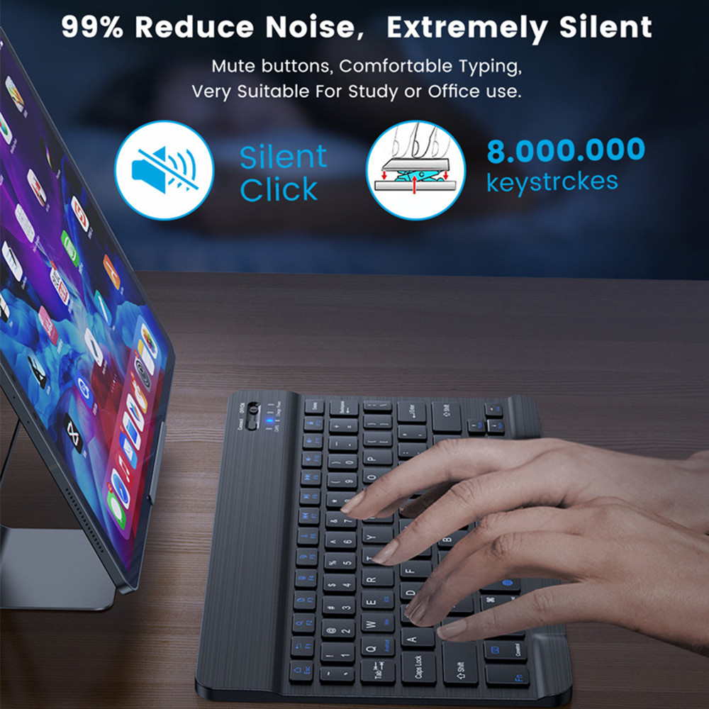 Mini teclado inalámbrico con B - Gaming Keyboard Mechanical Wireless reseña y precio