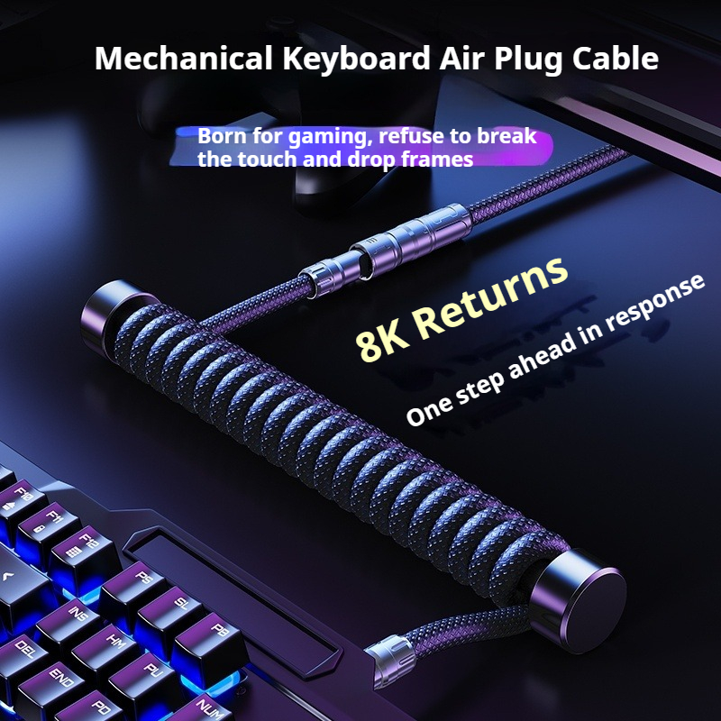 Cable de Teclado Enrollado Ear - Gaming Keyboard Ergo reseña y precio