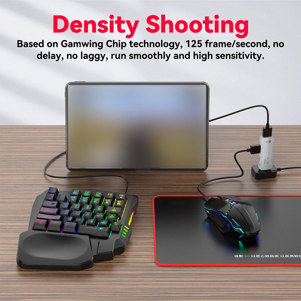 Convertidor de teclado y ratón - Gaming Keyboard Half reseña y precio