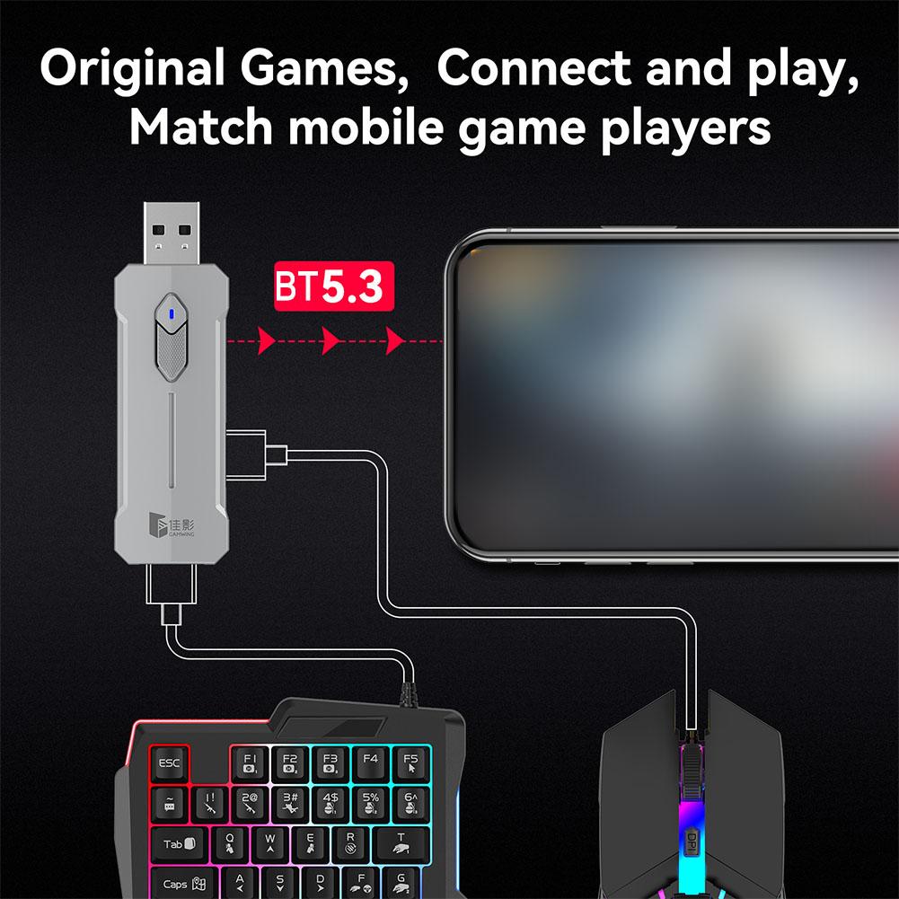 Convertidor de teclado y ratón - Gaming Keyboard Half reseña y precio
