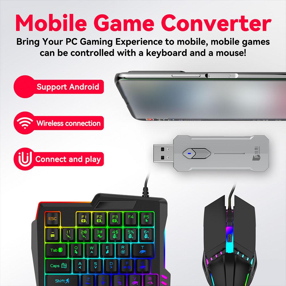 Convertidor de teclado y ratón - Gaming Keyboard Half reseña y precio