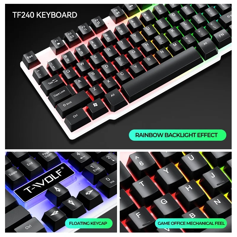 NUEVO Combo de Teclado y Ratón - Gaming Keyboard Mouse And Headset Combo reseña y precio