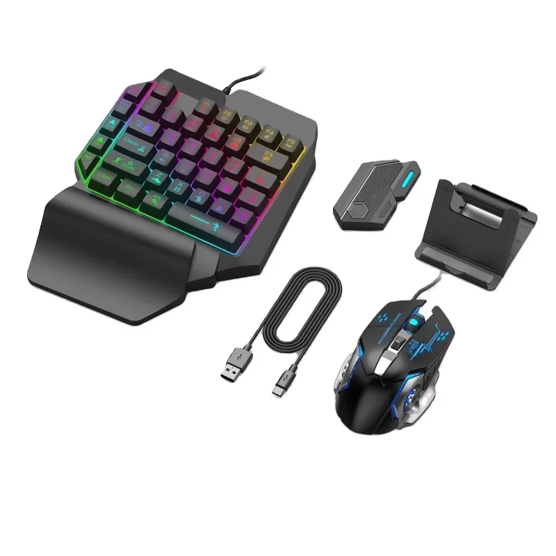Set de Teclado y Ratón para Ju - Gaming Keyboard 1 Hand reseña y precio