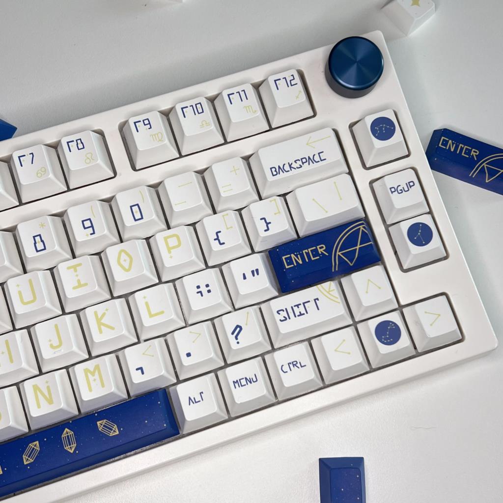 Teclas PBT de perfil de cereza - Keyboard Gaming Blue Switch reseña y precio