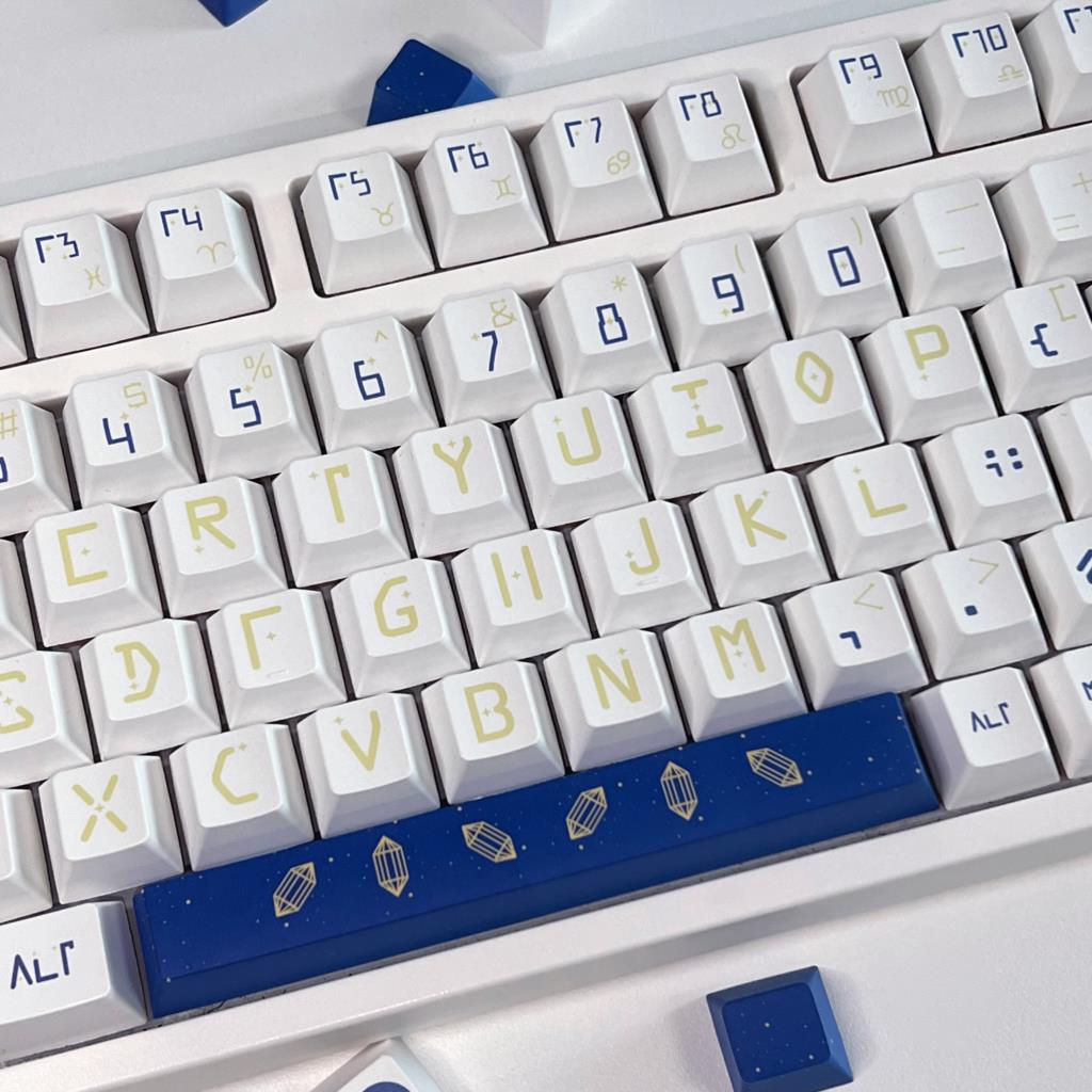 Teclas PBT de perfil de cereza - Keyboard Gaming Blue Switch reseña y precio