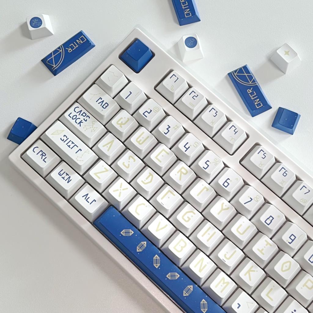 Teclas PBT de perfil de cereza - Keyboard Gaming Blue Switch reseña y precio
