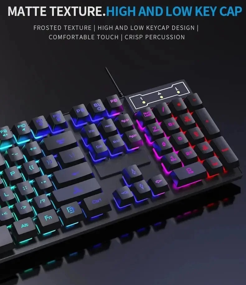 Kebidumei-Teclado mecánico ret - Gaming Keyboard Half reseña y precio