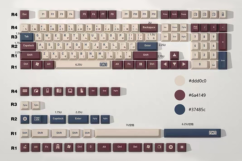 GKs-Juego de teclas para tecla - Gaming Keyboard Half reseña y precio