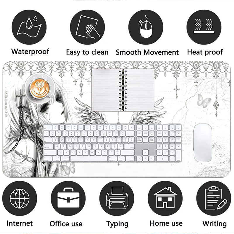 Alfombrilla de ratón de cuero, - Keyboard Gaming Black reseña y precio