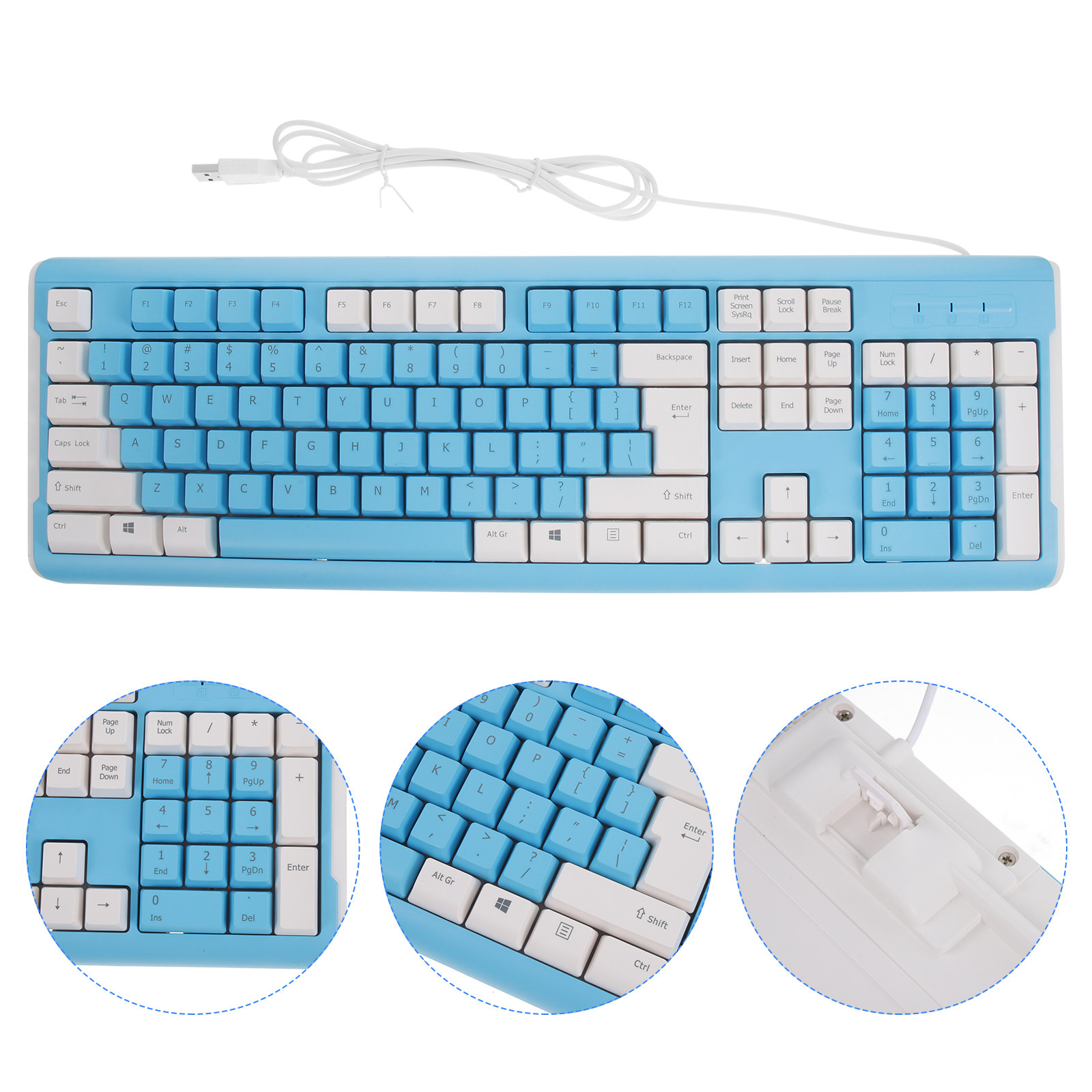 Teclado para Juegos con Cable  - Gaming Keyboard Number Pad reseña y precio
