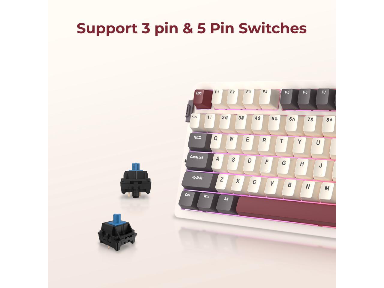 Teclado mecánico inalámbrico p - Keyboard Gaming Blue Switch reseña y precio